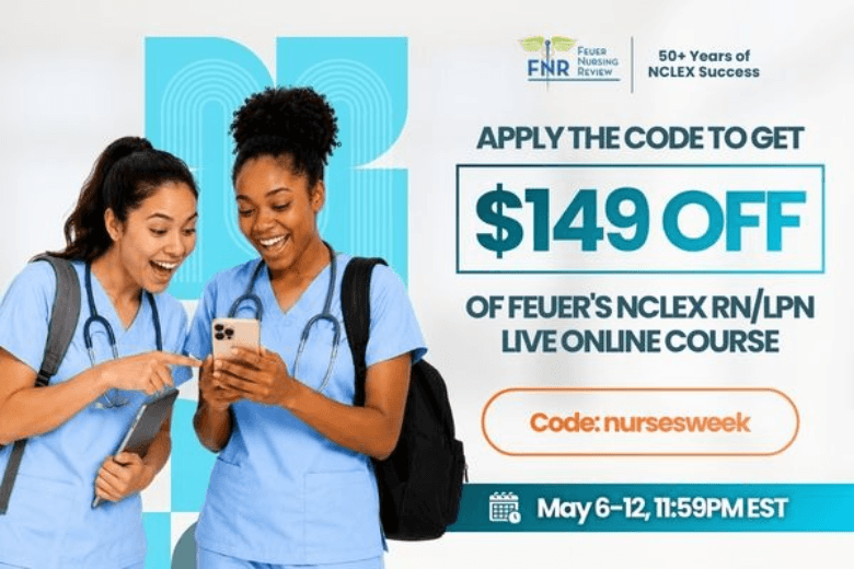 Nurses Week NCLEX Coupon: Save on Live Online NCLEX-RN® and NCLEX-LPN® Review Classes